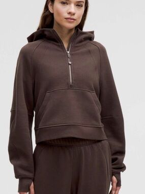 LULULEMON ATHLETICA SCUBA OVERSIZED HALF-ZIP HOODIE!